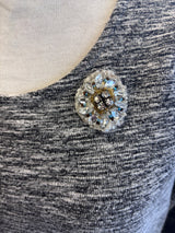 Heather gray crewneck