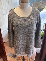 Heather gray crewneck