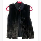 Faux fur vest